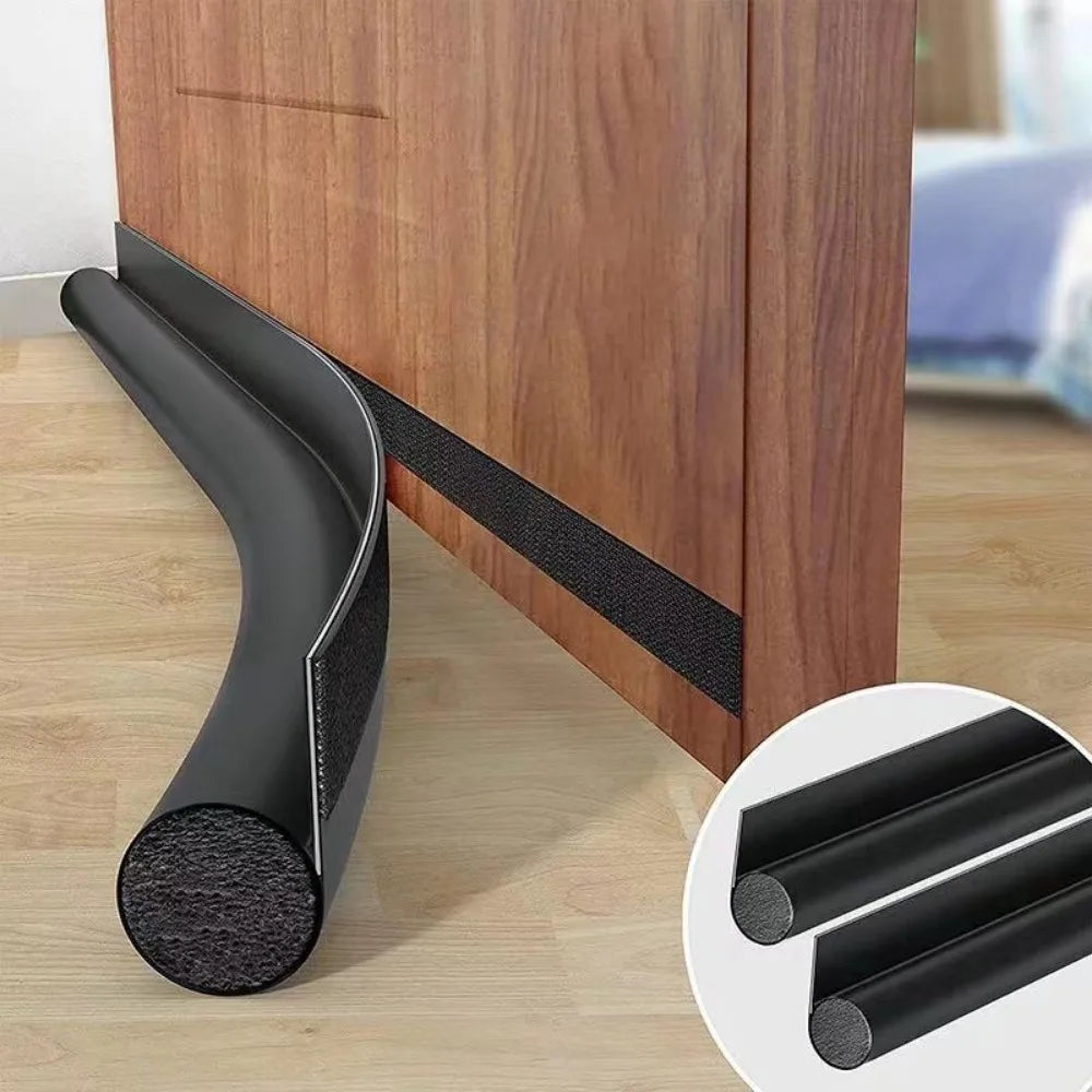 Adjustable Door Bottom Seal Strip Draft Stopper with Acoustic Foam