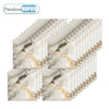 A set of 40 self-adhesive waterproof tile stickers featuring marble patterns in gray and gold tones.