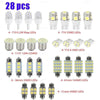 LED Car Interior Light Bulb Set (42-Piece) – 6000K White