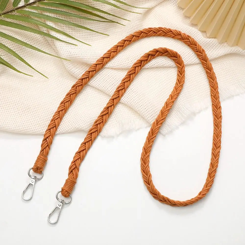 Handwoven Braided Bag Strap – Detachable Crossbody Belt