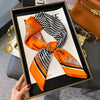 Silk-Feel Square Scarf for Women