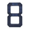 Solar-Powered LED House Number Sign
