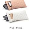Double-Layer PU Leather Glasses Case with Soft Lining