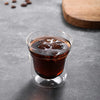 Doppelwandige Borosilikatglas-Tasse