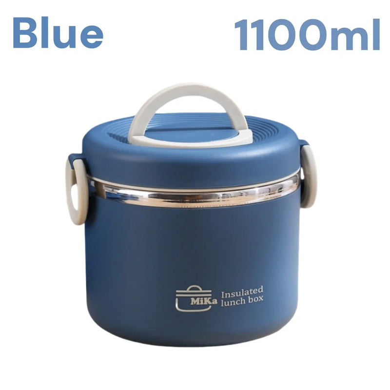 Insulated 304 Stainless Steel Lunch Box with Carry Bag