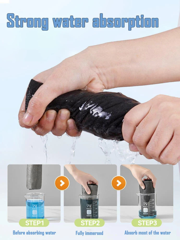 Reusable Microfiber Glass Cleaning Cloth