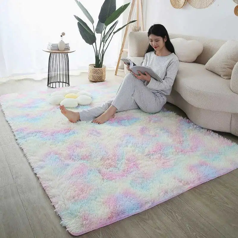 Plush Shaggy Area Rug for Living Room & Bedroom