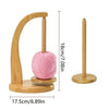 Magnetic Wooden Yarn Holder with Rotating Spindle
