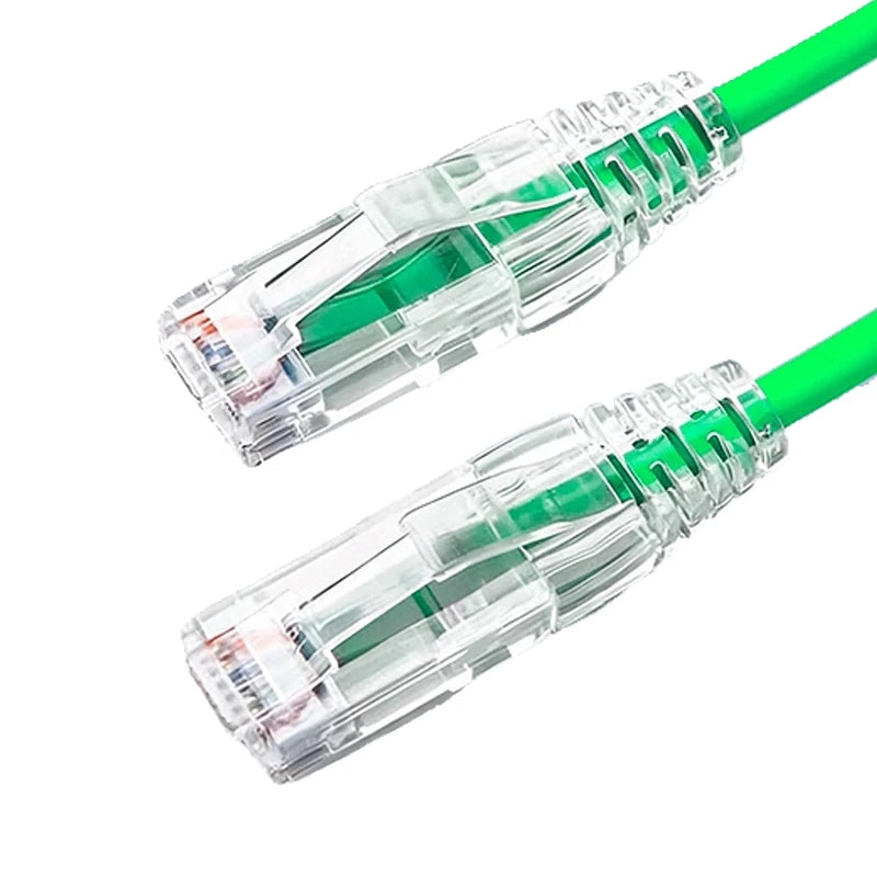 Slim Cat6A Ethernet Patch Cables – 28AWG UTP RJ45 (5-Pack)