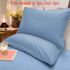 Matte Solid Color Pillowcase with Envelope Closure
