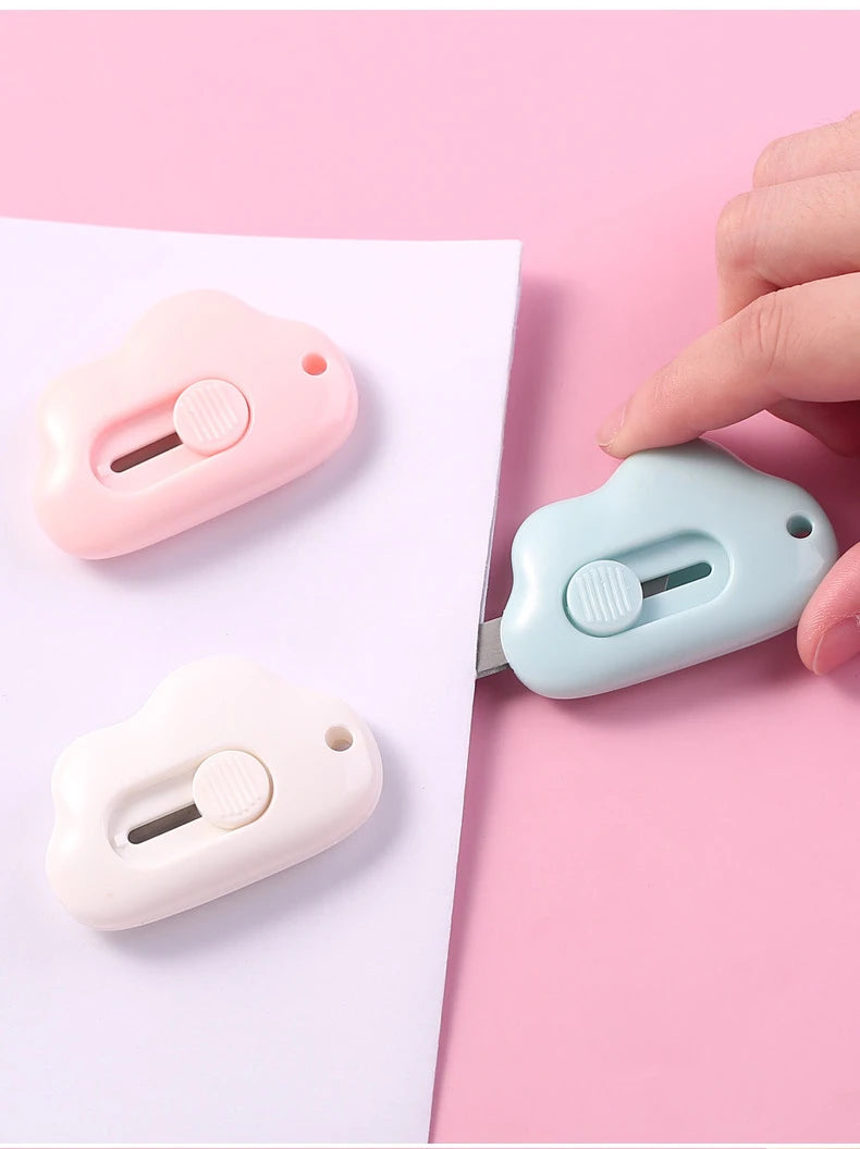 Cloud Mini Safety Cutter – Compact Letter Opener & Box Cutter