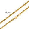 Stainless Steel Rope Chain Necklace
