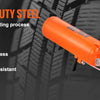 Orange handheld air blaster tool for tire bead seating with 3 mm heavy duty steel construction