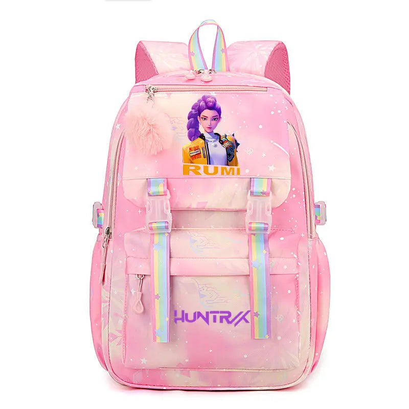Stylish Letter Print Nylon Backpack for Everyday Use