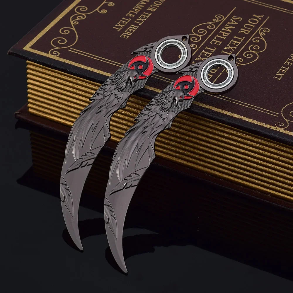 Blue Dragon Claw Folding Knife Model - 18cm Collectible Tactical Karambit