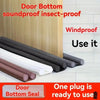 Rolls of door bottom soundproof insect-proof and windproof sealing strips for draft proofing