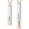 Hidden Message Slide Bar Necklace