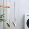 Rotatable Long-Handle Floor Scrub Brush with Squeegee
