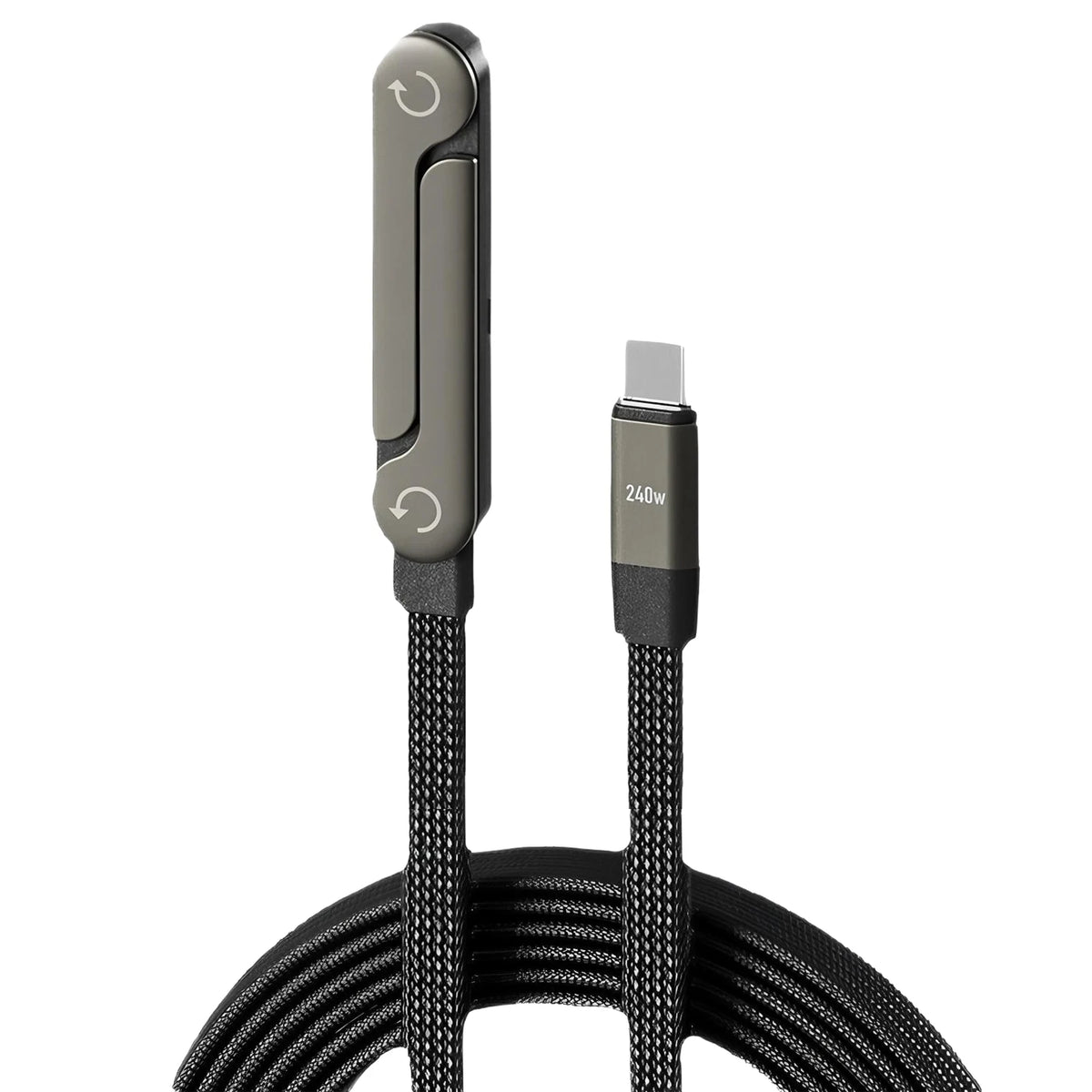 2-in-1 Foldable Charging Stand with Fast-Charge Cable