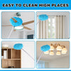 Ceiling Fan Cleaner with Extendable Pole and Microfiber Head