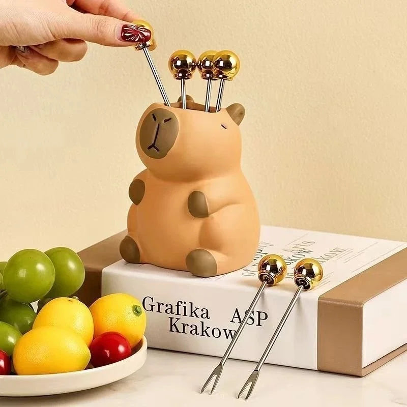 Niedlicher Capybara-Stifthalter & Organizer