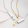 Hidden Message Slide Bar Necklace
