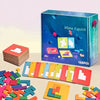 Colorful Wooden Puzzle Brain Teaser for Kids – Two-Player Challenge Game