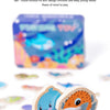 Montessori Wooden Magnetic Fishing Toy for Kids – Educational Marine Life Game