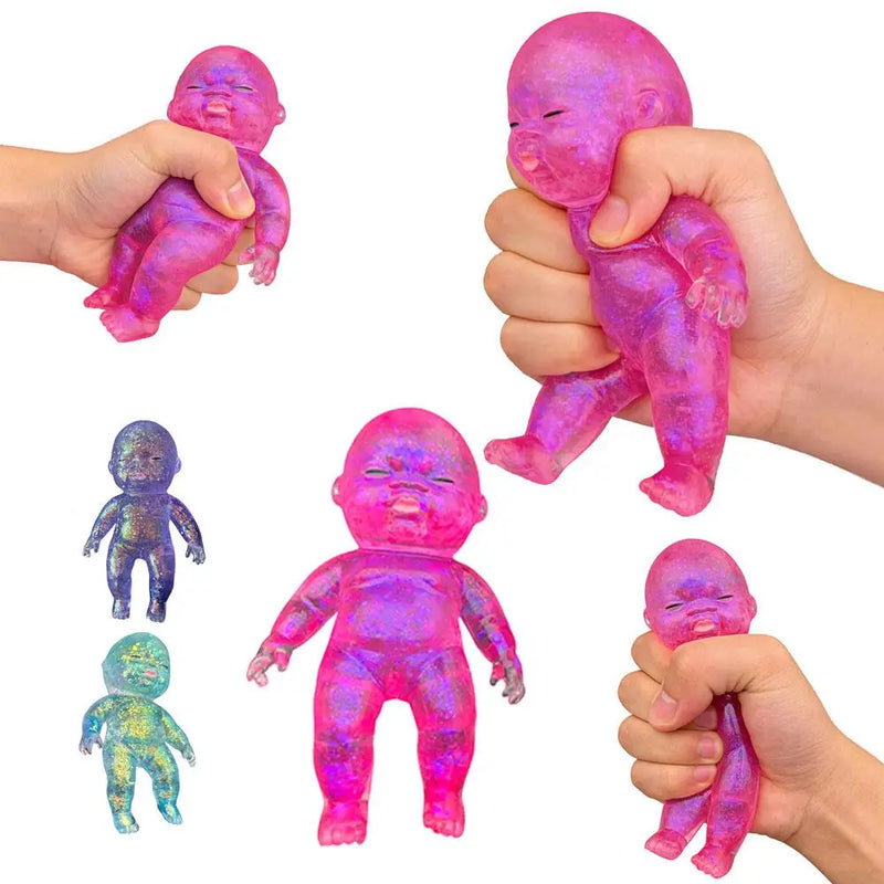 Glitter Baby Squishy Fidget Toy