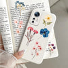 Aufgepresste Blumenkunst-Aufkleber