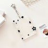 Transparent Acrylic Photocard Holder with Star Pendant Keychain