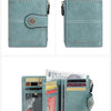 Vintage RFID-Blocking Tri-Fold Wallet with Ample Storage
