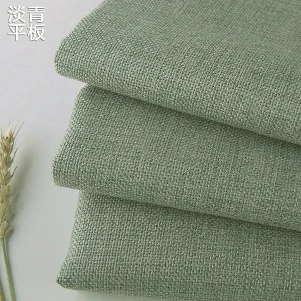Premium Cotton-Linen Upholstery Fabric – Solid Colors, Durable & Versatile