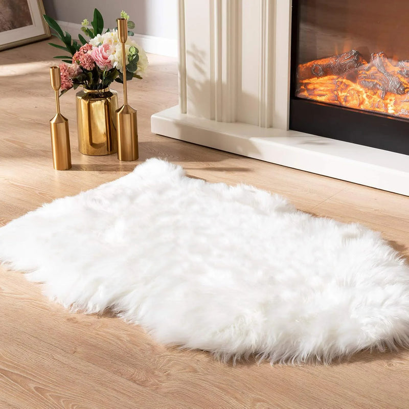 Luxury Shaggy Faux Fur Rug