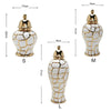 Nordic Ceramic Electroplated Tabletop Vase