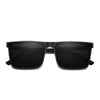 Retro Clear Frame Sunglasses with UV400 Protection