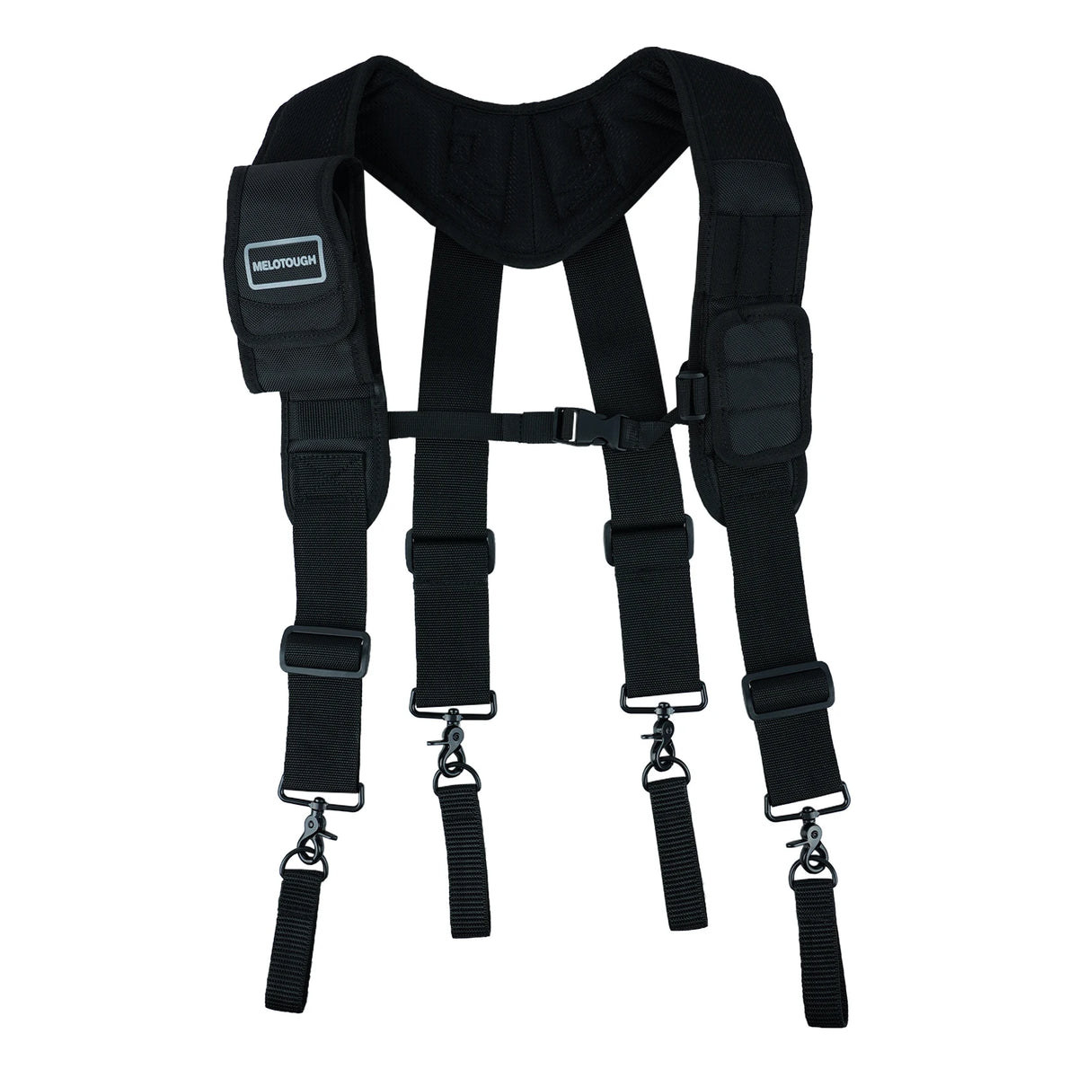 Heavy-Duty Padded Tool Belt Suspenders with Detachable Phone Holder