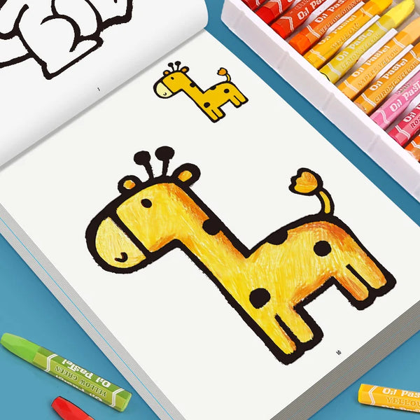 Kids' Coloring Book: Animals, Fruits & Transportation