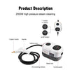 2500W High-Pressure Steam Cleaner with Multi-Surface Attachments