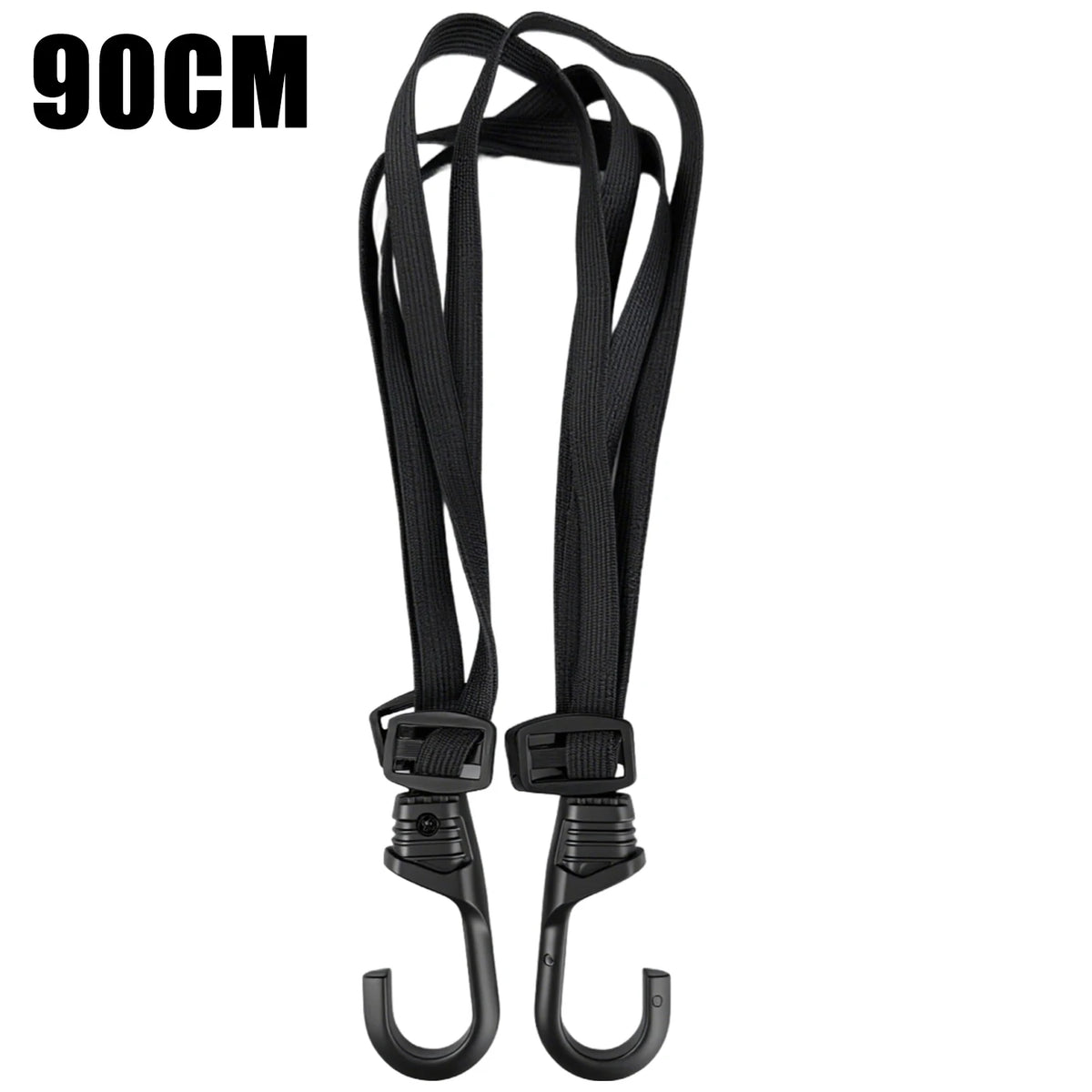 Heavy-Duty Motorcycle Luggage Strap with Elastic Helmet Net