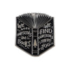 Just One More Chapter Enamel Pin for Book Lovers