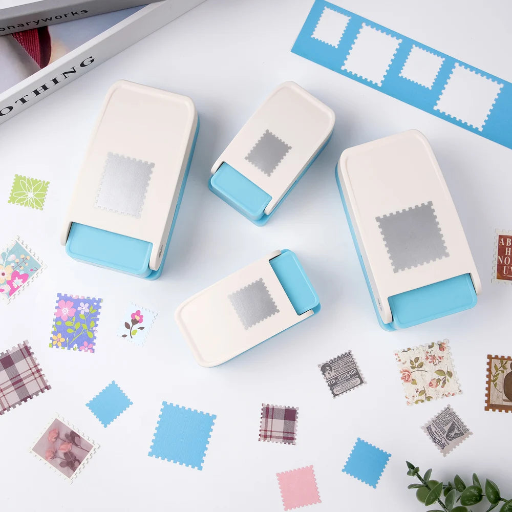 Rectangular & Square Postage Stamp Paper Punch