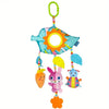 Rainbow Plush Car Hanging Toy with Jingle Bell