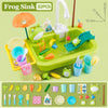 Juego de Fregadero de Cocina Interactivo para Niños con Agua Corriente