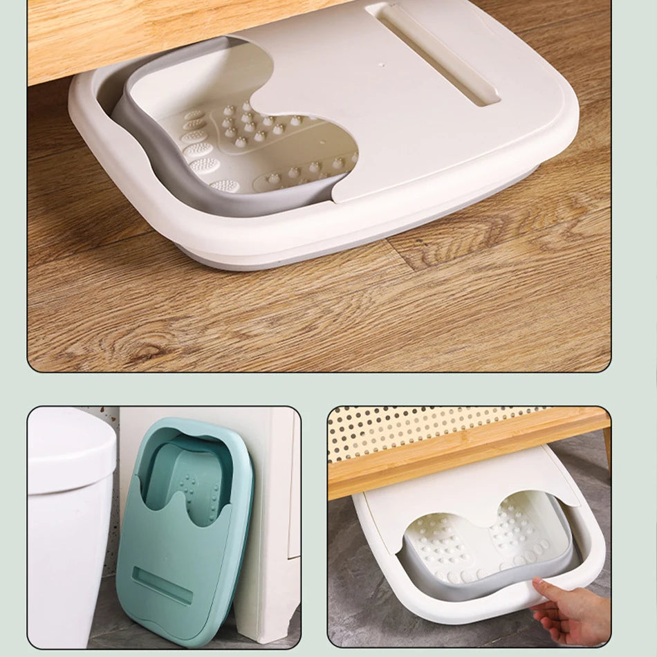 Foldable Foot Bath Tub – Portable Ergonomic Basin for Home & Travel