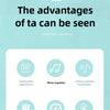 An infographic showing the advantages of ta, including fashionable appearance, music cognition, various musical instruments, 