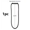 Black heavy-duty hook and loop storage strap with a handle, 60cm long.