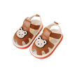 Baby First Walker Sandals with Cute Bear Pattern