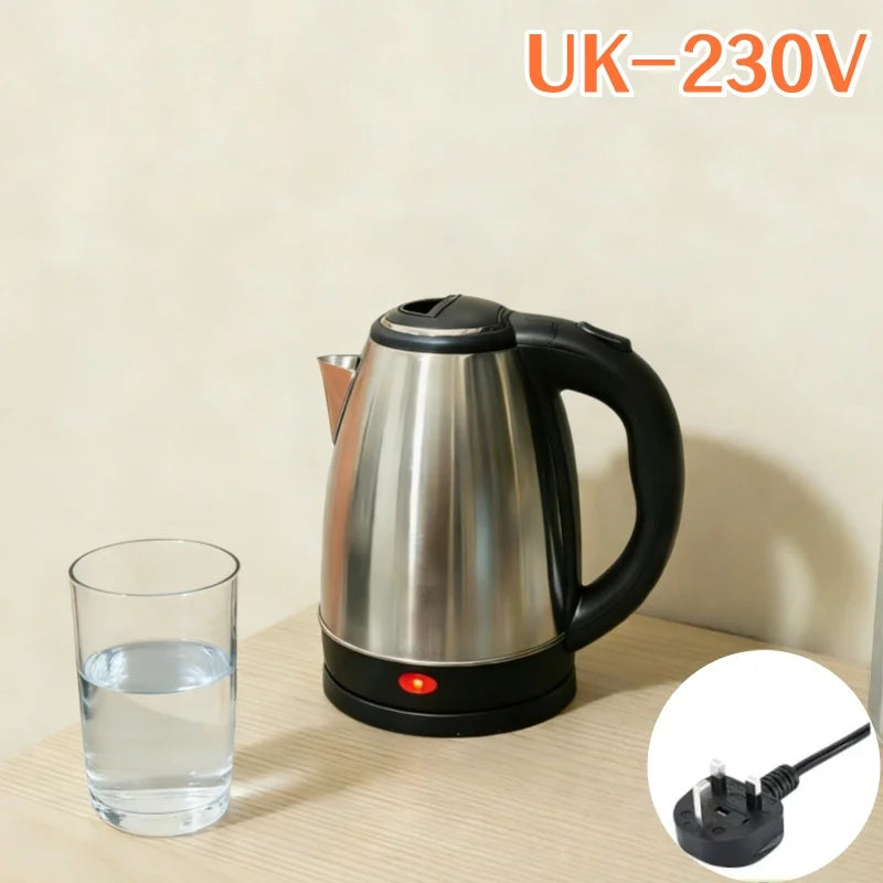 Tetera Eléctrica de Acero Inoxidable de 2L con Apagado Automático