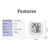 Compact Digital Thermometer and Hygrometer for Home